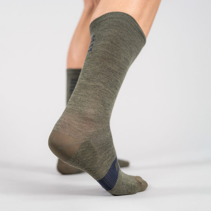 MERINO SOKKER - OLIVE