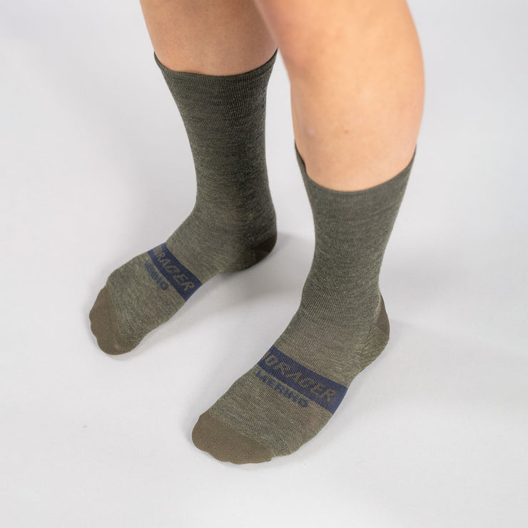MERINO SOKKER - OLIVE